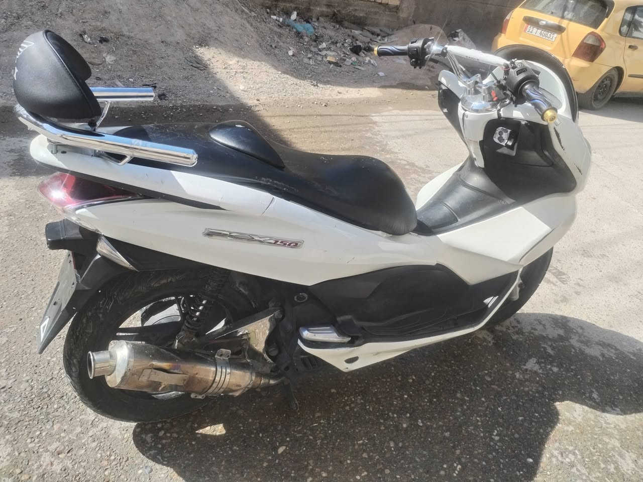 *********** دراجه بي سي اكس الجيل الاول بواحد 350 مكينتهه 150
