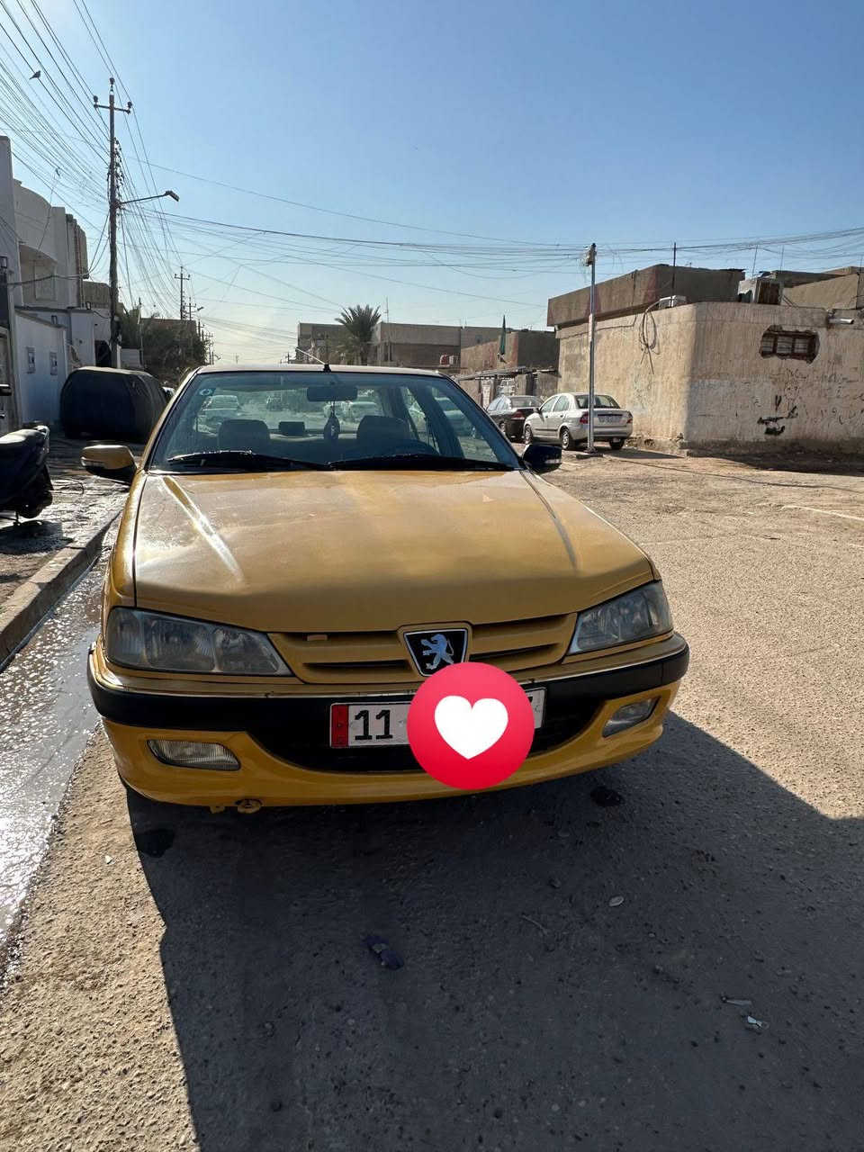 سلام عليكم بيجو بارس 2015 مصفرة هيئة وغرامة تبريد ثلج سيارة نضيفة تخم تاير جديد صدر جديد تجي تشوف بعينك سعرة 48 وبيه مجال مكاني بغداد حي أور ***********
