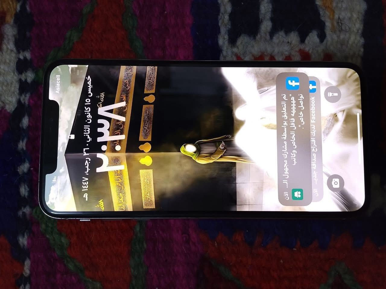 السلام عليكم اكس ماكس 
ذاكره ٢٥٦ 
بطاريه ٨١ 
فيس إيدي متوقف فقط 
نظافه فول 
السعر ١٧٠ 
مكاني مدينه الصدر الحبيبيه 
***********
