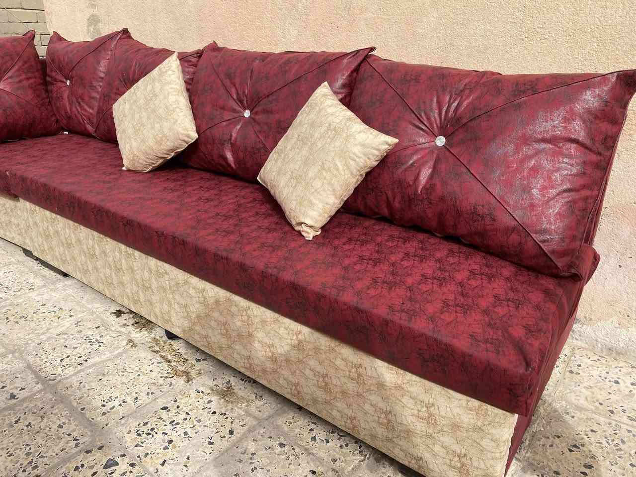 *سلام عليكم 🫡 
*دوشمة الطائي .
*لتصليح جميع القنفات التركي والعراقي 
*جميع  موديلات القماش والأوان موجوده 
*تبديل  يده إذا ماعجبتك موديله 
*تغير موديل التخم إلى حديث 
* أضافه سفنج خشب 
*أضافه رجلين حسب الطلب ##@
* ⁠توصيل  مجاني يمنه ناخذه ونرجعه 
* ⁠وتساب  فقط 

***********
