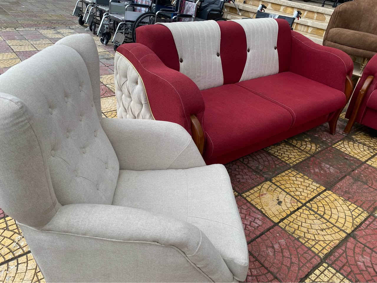 جديد من معرض اثاث النجار

@ متوفر طخم تركي عشر نفرات نظافه فول مستعمل وبحاله جيده جدا خمس قطع اثنين حجم. كبير. اثنين حجم صغير قطعه ثنائيه لون مميز. خشب زان ماروني اوف وايت  تصفيه مخازن 

العنوان موصل حي المصارف قرب ماكس مول مقابل مطعم صلصله للاستفسار عن السعر. الرجاء. الاتصال على الرقم التالي 

***********اتصال وات ساب 

***********عماد النجار موصل, نينوى
