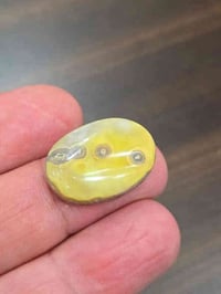 عقيق يماني • أصفر • عيون جزع مصور