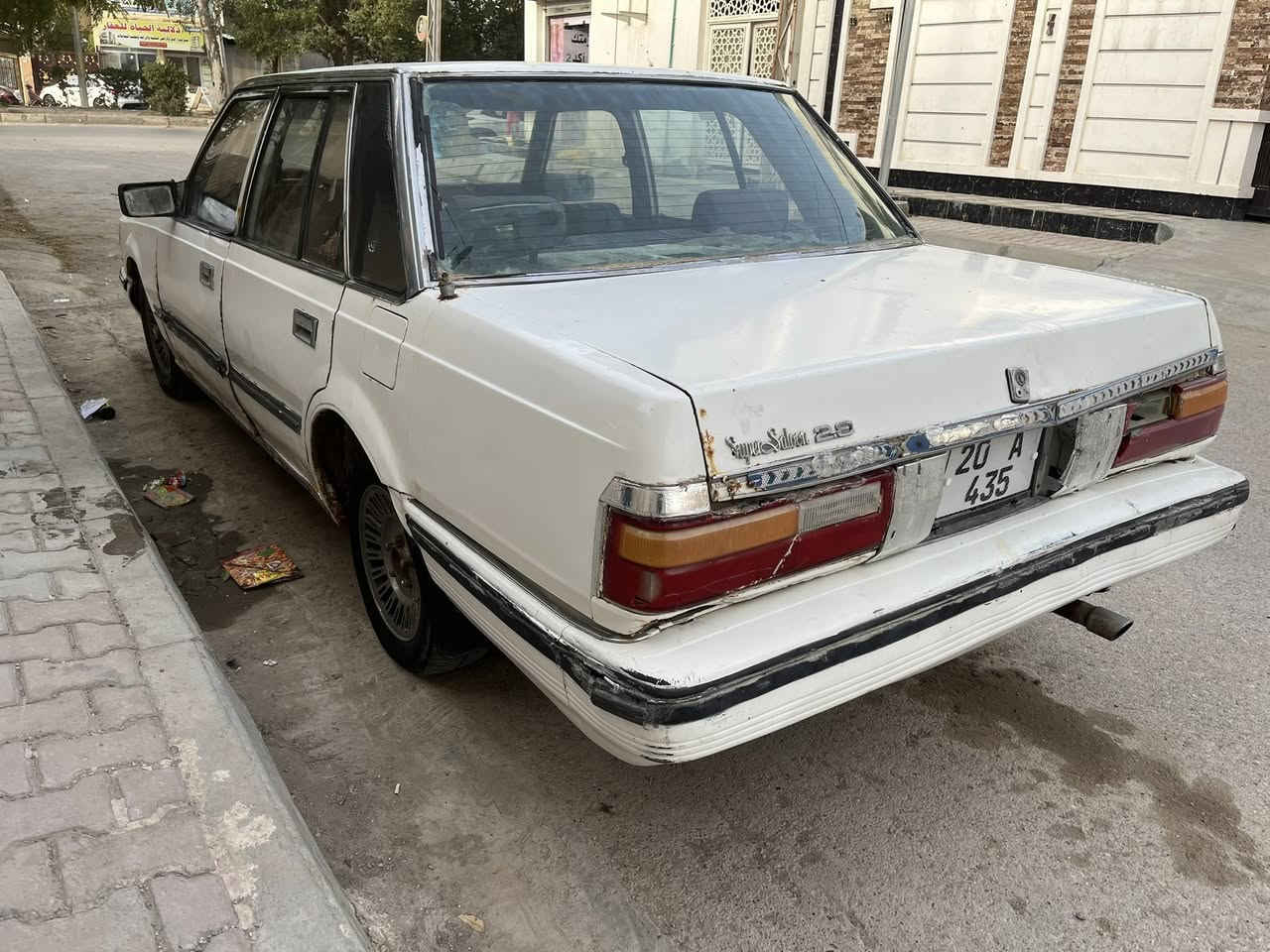 السلام عليكم
للبيع سوبر 85رقم مميز 435 ديالــى 
سيارة مكينة كير جدد  
سيارة باسمي تحويل ثاني يوم 
العنوان ديالــى بعقوبة دور الجاهزة
للاستفسار ..***********
