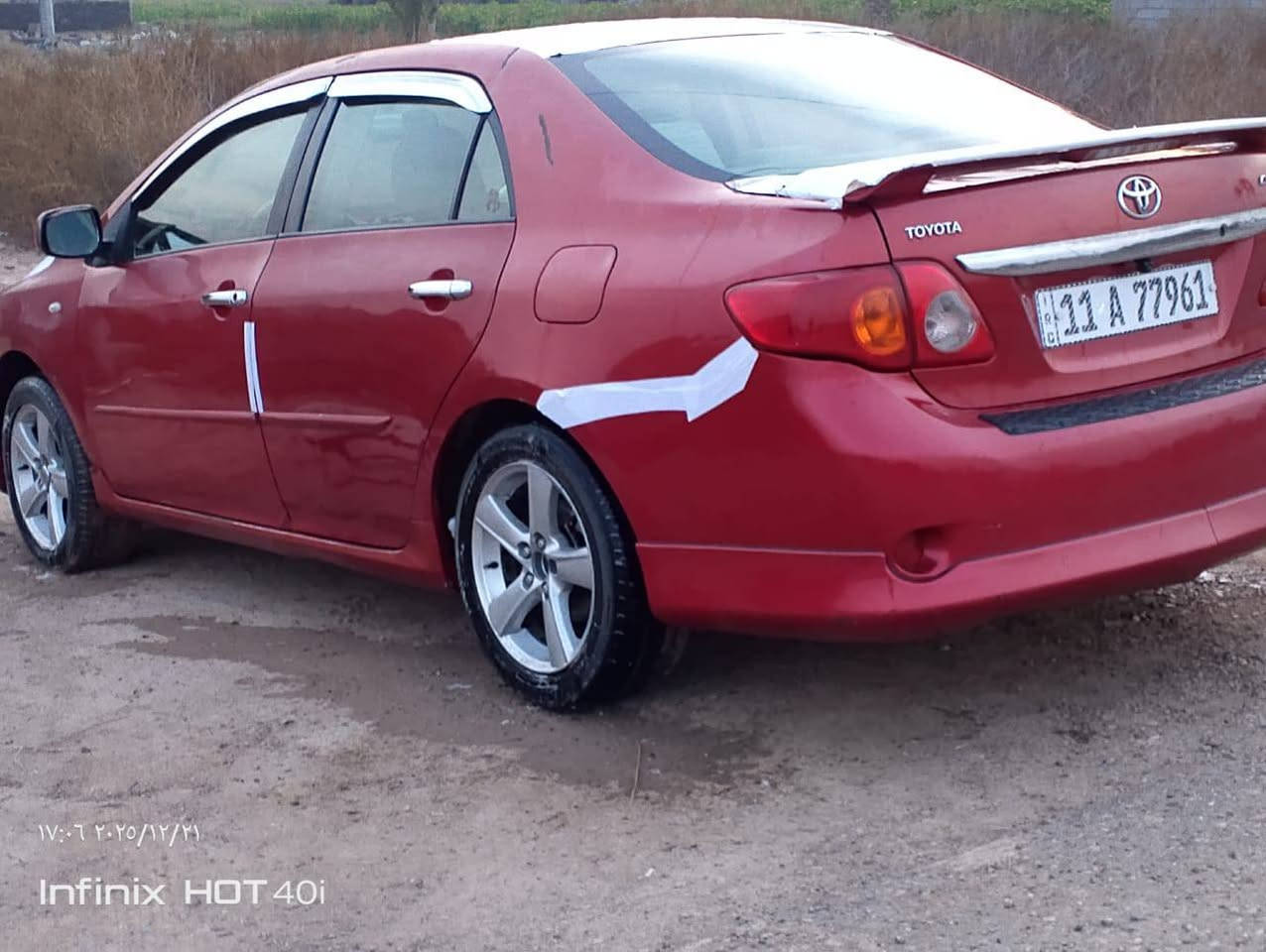 سلام عليكم 
من رخصه الادمن الكروب المحترم
سياره كورلا خليجي موديل 2008 
لسياره بلاديه بيهه جراد خفيف 
سياره بأسمي شخصياً رقم دولي 
هزه جديده سنويه لل 2030
رقم الهاتف *********** بي واتساب 
السعر 87
