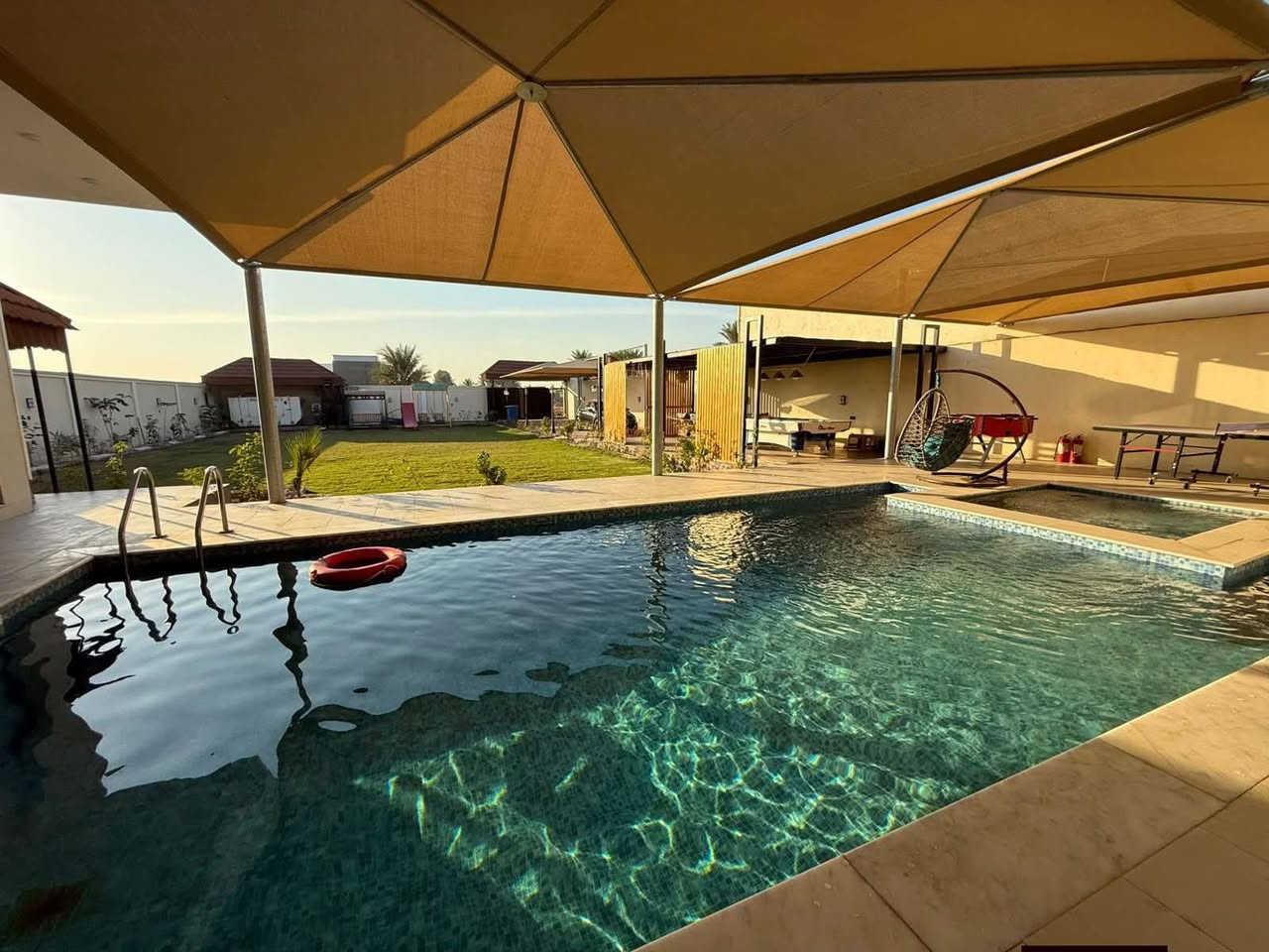مزرعة للإيجار اليومي 🏡🌳

📍 الموقع: بغداد – الدورة – البوعيثة

✔️ أجواء هادئة ومناسبة للعوائل والشباب

✔️ مساحة واسعة وخدمات متوفرة

✔️ مثالية للراحة والونسة

📌 للحجز والاستفسار يرجى الاتصال أو المراسلة على واتساب: 
 ***********
 موثق في تطبيق اجرلي لسياحة المزارع في العراق 🇮🇶
