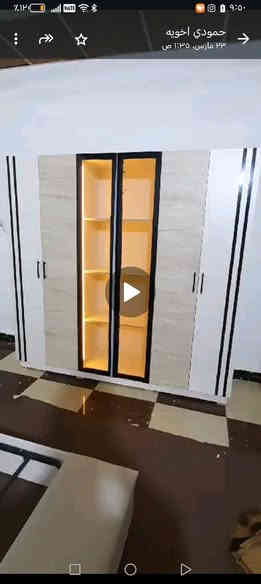 غرفه تركيه جديده بعده وبيه ملحق نضيف كلش
