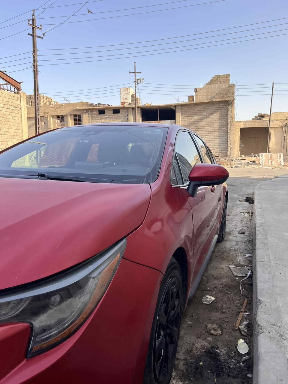 السلام عليكم
تويوتا كورلا 2020 للبيع فقط
بانزين
ضرر فقط بنيد (تبديل)
( ايرباك)
رقم دهوك تحويل مباشر بأسمي
ماشية 98الف ميل
مكينة 1.8
فئة سيارة le
مواصفات
شاشة ابل كار بلي + كامرة
سايد بريك دكمة
فول تحكم ستيرن

مكان السيارة الموصل/الجانب الايمن
السعر 139ورقة
صور الضرر مرفقة ايضاً مع الصور
للاستفسار  
***********
