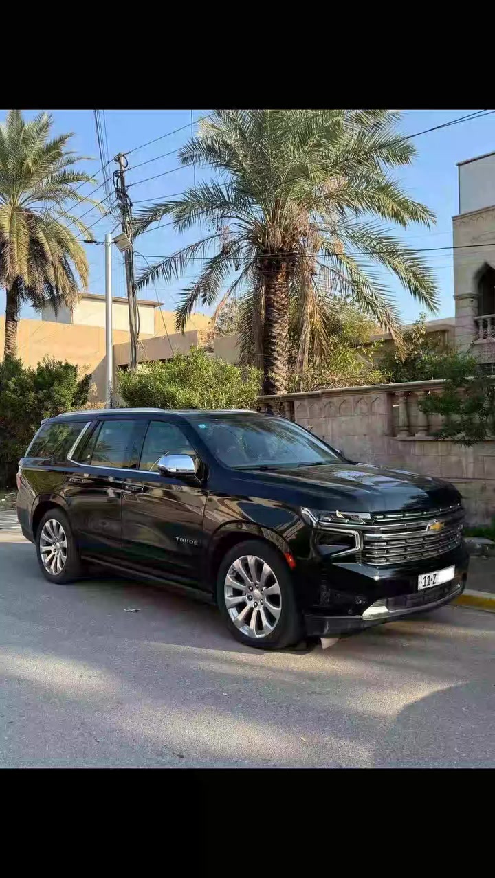 تاهو بريمر 2023 فول مواصفات كفالة عامة السيارة اخت الزيرو 
ماشية 62,000 كيلو متر 

بيه رصعه بسيطة بالتكمة ورصعة بالجاملغ مغلفة ppf وتخم تاير جديد الاصلي بغداد حي الجهاد سعر السيارة 55,000$ رقم الهاتف ***********
