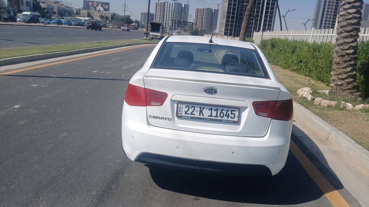 كيا  سيراتو موديل ١١رقم اربيل بسمي صبغ حزام جمالية محرك وكير وتبريد مكفولات سياره هالسعر 85وبيه مجال شي قليل ***********
