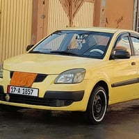 كيه ريو تكسي  موديل 2008 فول  سياره مصروف عليها  أربع تايرات خط ابيض  ...