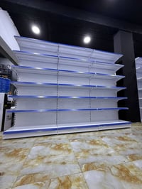 رفوف جدارية • سفينة وسطية • ميز كاشير ٢م