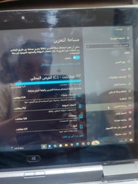 لابتوب وندوز 10 برو موصفات موجوده بالصوره السعر 80 وبي مجال مكاني بغدا...