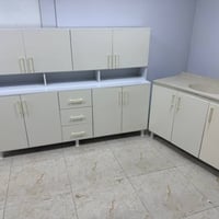 كاونتر خشب • مترين • سنك متر ونص