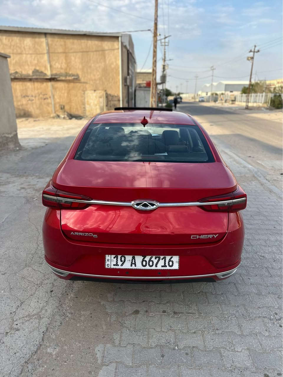 السلام عليكم شيري اريزو 6  2020 لون احمر دم الغزال رقم كربلاء موجوده بل بصره سنويه جديده مشروع وطني تتحول بكل محافظات بسمي السياره تحويل ثاني يوم كفاله عامه لاضربه قويه ولاصبغ فول مواصفات للأخير مختنكه مواصفات تبريد ثلج + محرك وكير خير من الله السعر 95  وبيه مجال واذا اكو مراوس ماكو مشكله 
سيارة مال بيت مامتعوبه ولا مشتغله تكسي 
 للأستفسار اكثر /*********** البصرة, العراق
