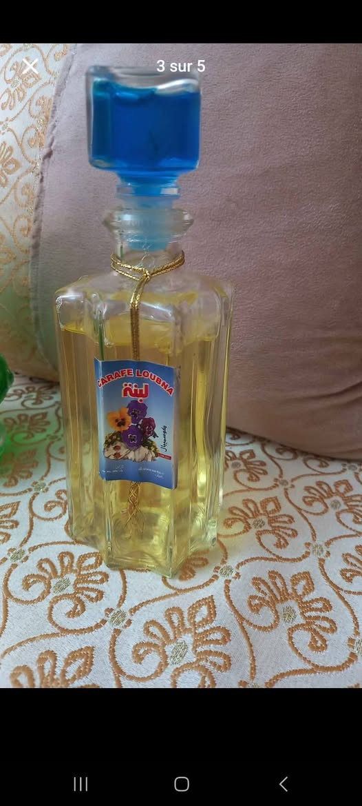 مجموعة عطور من الزمن الجميل أصلية 
1/  العطر 1( اليسار)Loubna  ماء الورد المغربي أو كولونيا اللافندر التقليدية التي تُستخدم للعناية بالبشرة أو كمعطر خفيف. 
2/زجاجة "الجني" (Genie Bottle)، وهي قطعة كلاسيكية كانت تُستخدم غالباً لتعبئة عطور مشهورة في الماضي مثل عطر "ريف دور" (Rêve d'Or) أو عطور مشابهة من "الزمن الجميل"
3/زجاجة عطر صفراء اللون  carafe loubna، وهي تشبه أنواع الكولونيا القديمة التي كانت شائعة في دول مثل الجزائر والكويت منذ الأربعينيات، وغالباً ما ترتبط بذكريات عطور الأمهات والجدات. 
4/زجاجة عطر Mont St Michel (مون سان ميشيل)، وهي علامة تجارية فرنسية شهيرة بإنتاج الكولونيا و"أو دي تواليت" بروائح كلاسيكية مثل اللافندر أو الروائح


**إذا كنت صاحب هذا الإعلان وتريد حذفه لأي سبب، رجاءا أرسل رسالة إلى الدعم الفني**