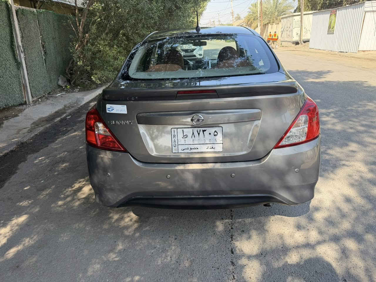 السلام عليكم
نيسان سني هندي موديل2020 
ماشيه 52 
ملاحضه السياره بيه باب صبغ اثار شخوط 
مكان السياره الكراده 
السعر: 105$ 
***********
