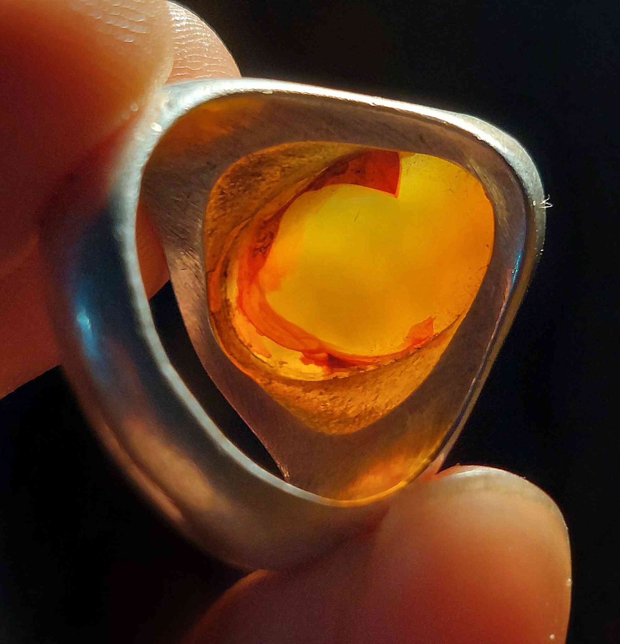 عقيق يماني قديم منقوش علي ولي الله بغداد ***********
