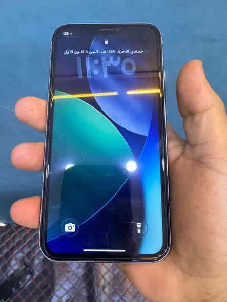 السلام عليكم ايفون ١١ الذاكره ١٢٨ بطاريه١٠٠ مستبدله احسن نوعيه بلسوك  مفتوح تخطي نضيف جداً  بيع ب ١٦٠ او مراوس بغداد الغزاليه ***********
