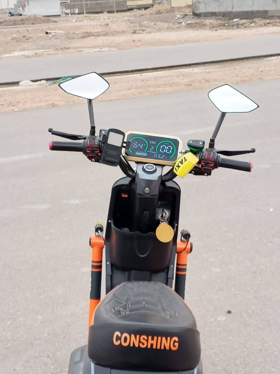 السلام عليكم
دراجة X900 اخت الجديده

موديل 2025 بطاريات 23امبير

المواصفات 

1_بصمه تشغيل عن بعد+ سويچ

2_ بصمة تشغيل باليد تحت الشاشه مثل بصمة السياره 

3_نضام امان في البريك

4_نضام امان P

5_نضام الRالرجوع للخلف 

6_بلوتوث ربط عند التشغيل 

7_ملف 2000 

8_مثبت سرعه 

9_نشرات +لايت عالي ناصي 

10_اشاير

السعر  550 وبيها مجال حق الجيه 
للاستفسار 
***********

ناصرية قضاء الفهود
