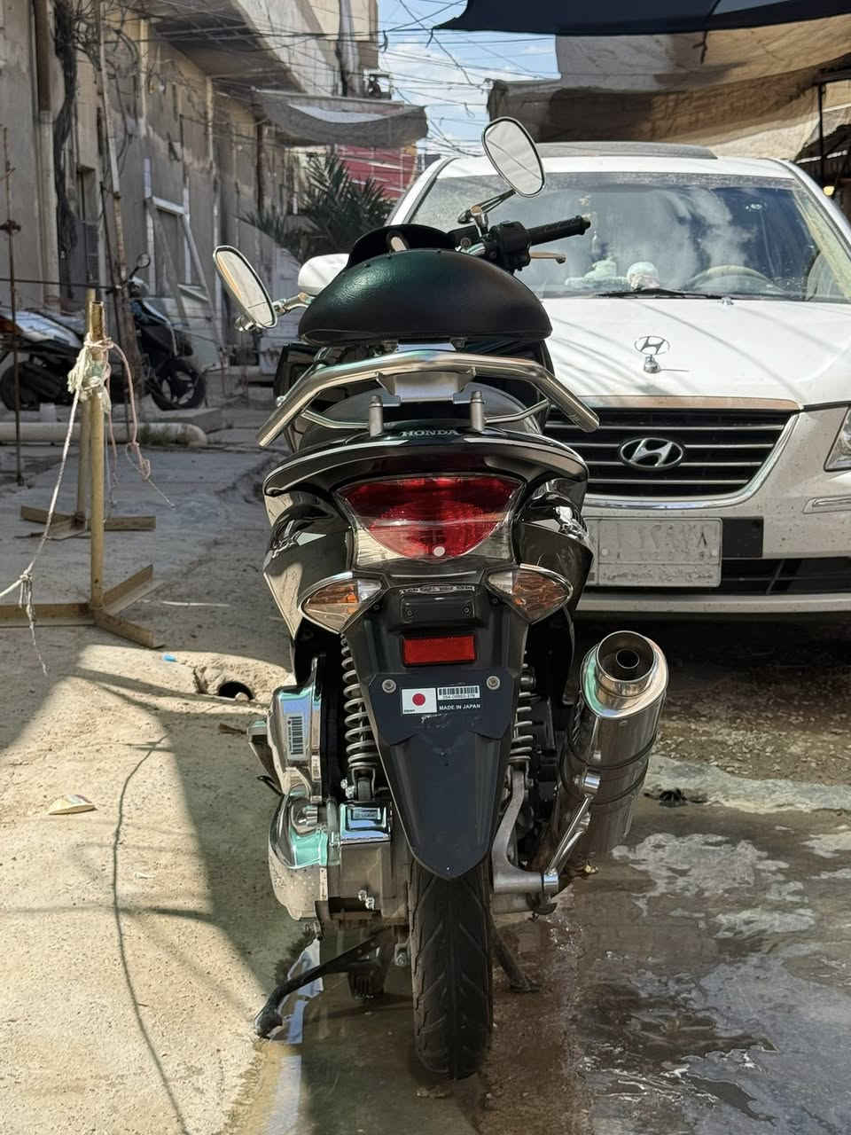 بي سي اكس  جيل اول  كفاله عامه. حته ورقه مزاد بيها   دراجه جديده لوك  ماشيه ٢٢ حقيقي  شرط دراجه مصروف عليه  هواي. كت. كامل. نيكلات حته براغي نيكل  شرط. صالنصه.  بلادي ستيل دراجه .   جديده. بمعنه كلمه.  محرك ١٢٥.  حساس زدحام.  ستان. كهرباي.      ستفسار عله رقم  ***********  مكاني. ديالى. بعقوبه
