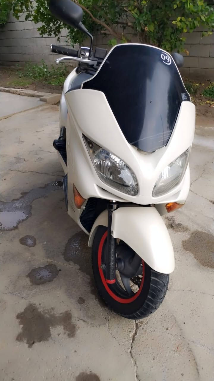 السلام عليكم 09 للبيع
الماطور جدا نضيف الكفرات نضافه ٨٥
اللون ابيض صدفي 
الكشن مغلف جديد
موجود الدبل مال الكشن شغال
لايت اصلي مال شركه عالي ناصي
صالنصه رياضي صوتها كلش حلو 
معدل عالاستانه ١٥٠ بالشارع ١٣٥
محرك فول نضيف الصبح ايطلع بخار
للجناي ما يصرف عليها لو برغي 
الاكويتر والنوزل والفيتبم فول
الصبح ثلج نكره وحده تشتغل
اكلجات وغايش كله جديد 
موجود فيديو للماطور اقتنع وخابر
السعر ١٣٥٠ وبيه مجال للشراي
*********** صلاح الدين الاسحاقي
