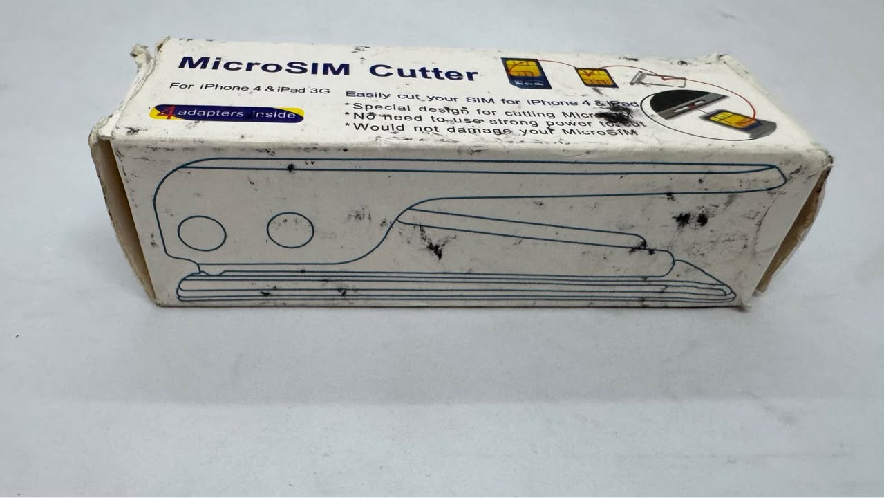 MicroSIM Cutter قاطعة سيمكارت بغداد, العراق


**إذا كنت صاحب هذا الإعلان وتريد حذفه لأي سبب، رجاءا أرسل رسالة إلى الدعم الفني**