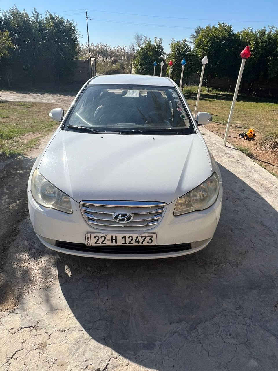 الانترا 2011 مكفولة عدا رصعتين بسيطات على و ظعهن
محرك 1600 مكفول كير محرك تبريد تخم تاير  تحويل باسم راعيهة للعلم اني مكلف بالنشر 
مكان السيارة بغداد 
للاستفسار 
‏‪***********‬‏
