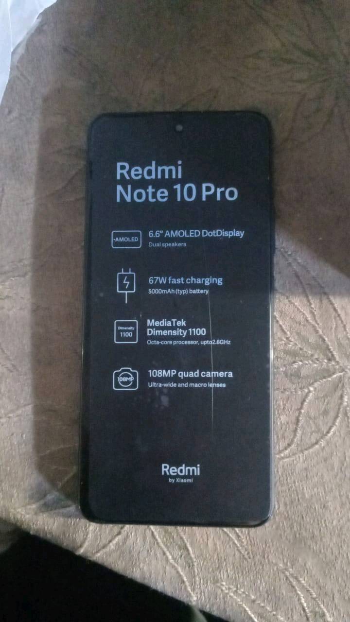 السلام عليكم 
جهاز ريدمي نوت 10برو
ذكراة  256
عشوائي 12
ببجي 90فريم
هرتز 120
شاحنة 33واط
بطاريه 5000
السعر 150الف وبي مجال
مكاني بغداد يوجد توصيل
لون سمائي
الجهاز نظيف 
مع الملحقات