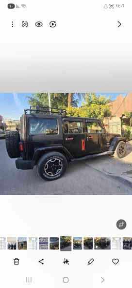 جيب رانكلر ٢٠١١ صحارى 
السياره بدون صبغ بدون تبديل بدون ايرباك 
كلش نظيفه ومابيهه نقص 
ماشيه  69 الف فقط 
السعر 163
للاستفسار ***********
