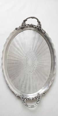 صينية فضة • عثماني • ١٣١٠ جرام