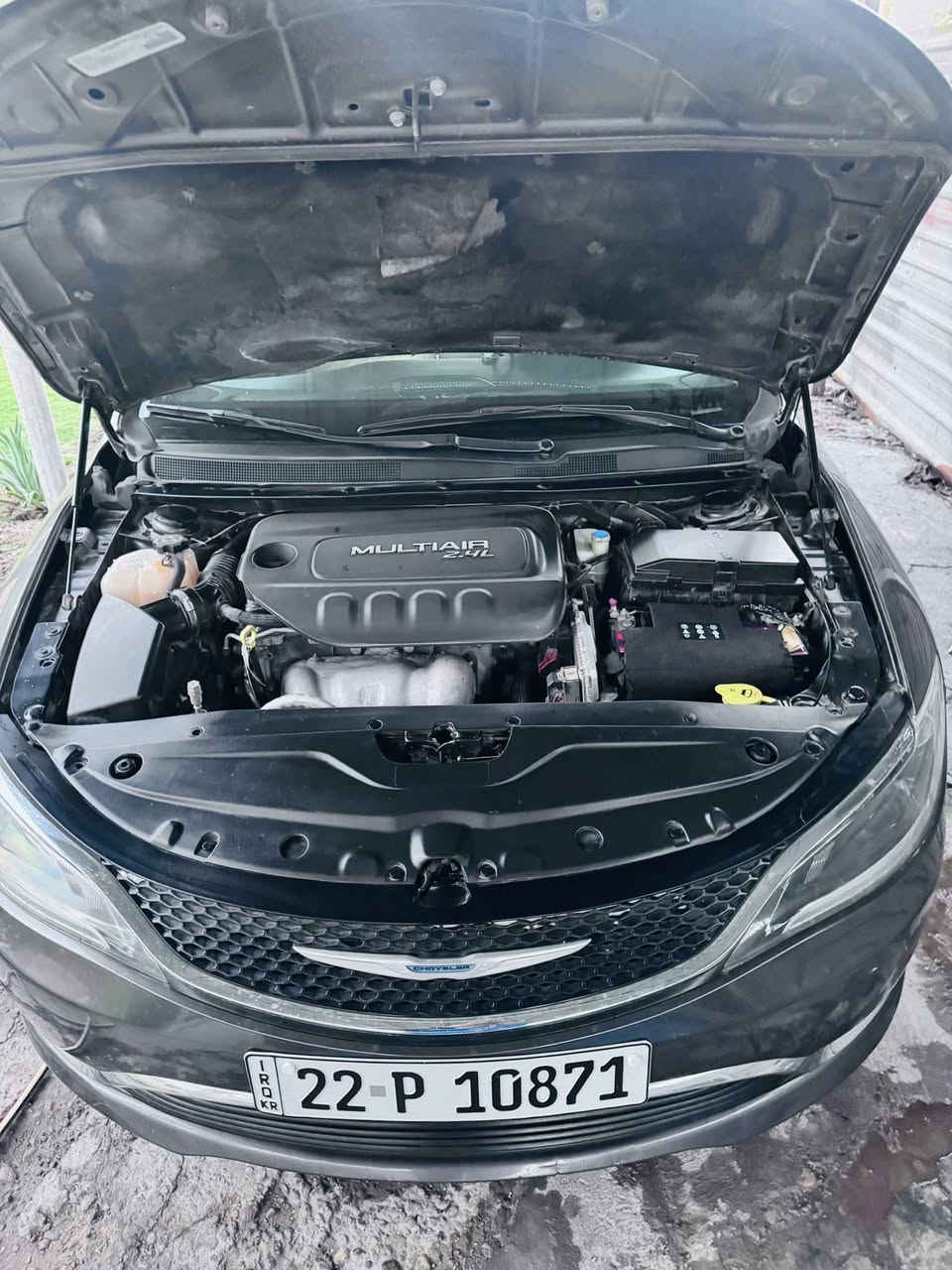 السلام عليكم
خير الكلام ما قل ودل

للبيع فقط كرايسلر سي 200 /2016 اربيل بأسمي

السعر 125 ورقة وبيها مجال بسيط حك الجية

كلين بدون حادث ماشية 127 الف ميل

السونار داخل المنشور

فول مواصفات ميحتاج اشرح 

ترايك الكرة الارضية

مكاني بغداد البياع الشرطة الخامسة

وتساب ***********
