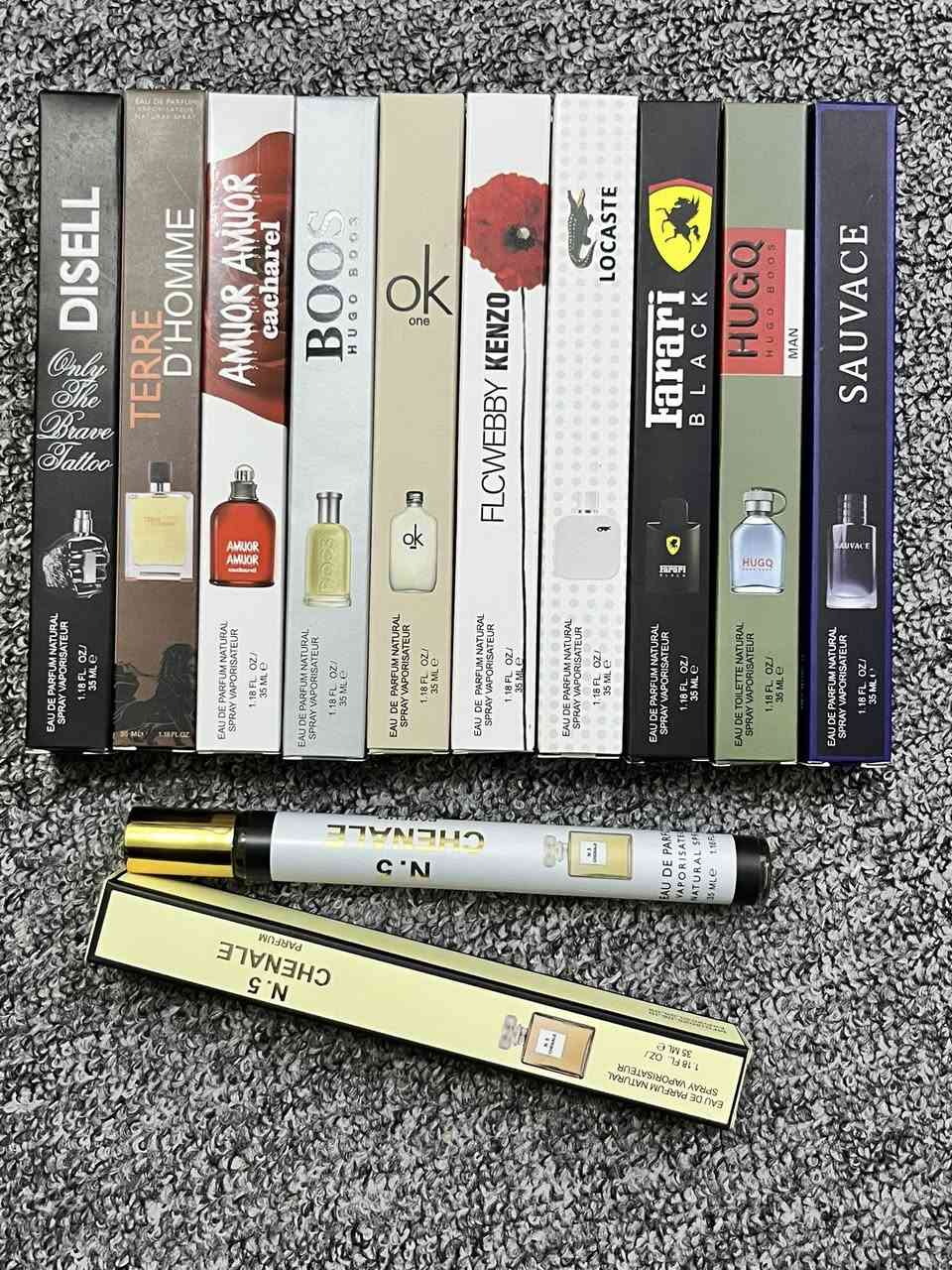 عطور القلم الاصليه شرط مثل عطر النوته الاصليه تفحص امام المندوب ترش منه  اذا مو مثله رجعه 24 عطر بسعر ب25الف  بس  اذا مفرد  القطعه ب الفين 🩵😇 
للحجز ماسنجر 
واتساب***********
انستا @0wwnn1
