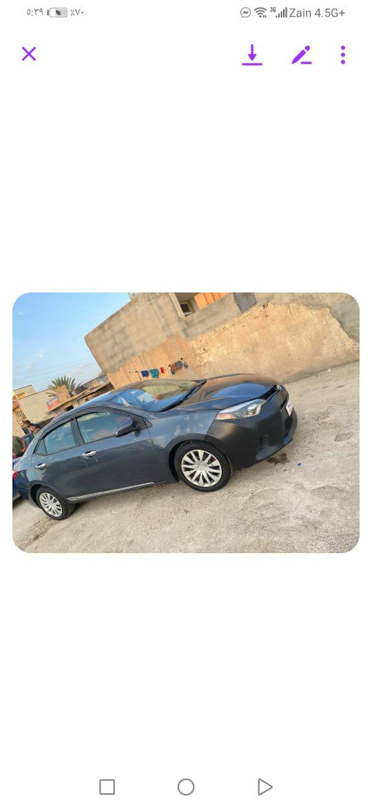 السلام عليكم ورحمة الله 
كورلا للبيع موديل 16 
كلو شرط محرك 
كير شرط 
رقم السليمانية 
سنويه لل28
هزه ساقطه
الظرر مرفق بالسونار 
شرط التحويل والغرامات
مكان السياره الشرقاط اسديره 
البيع نقداً اعتذر عن المراوس السعر115$  وبيها مجال 
***********
