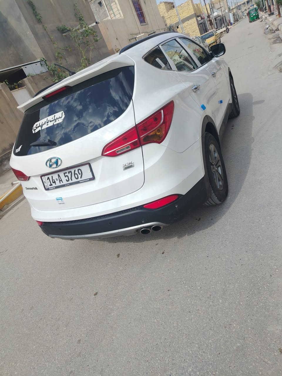 سنتافي ١٣ خليجي
بسمي مداوار ثاني 
سياره بيه بنيد مبدل
سياره جاهزه مانقصه شي
مكينه ٦سلندر مامفتوح
مواصفات
تحكم ستيران
كروز سرعه 
تبريد ٢قطع
شاشه كامره
مرايات شفط
تخم تاير وباتري جديد
سبعه راكب
كشنات جلد
سعره ١٤٦وبيه مجال 
مكان السياره ناصريه الغراف
***********
