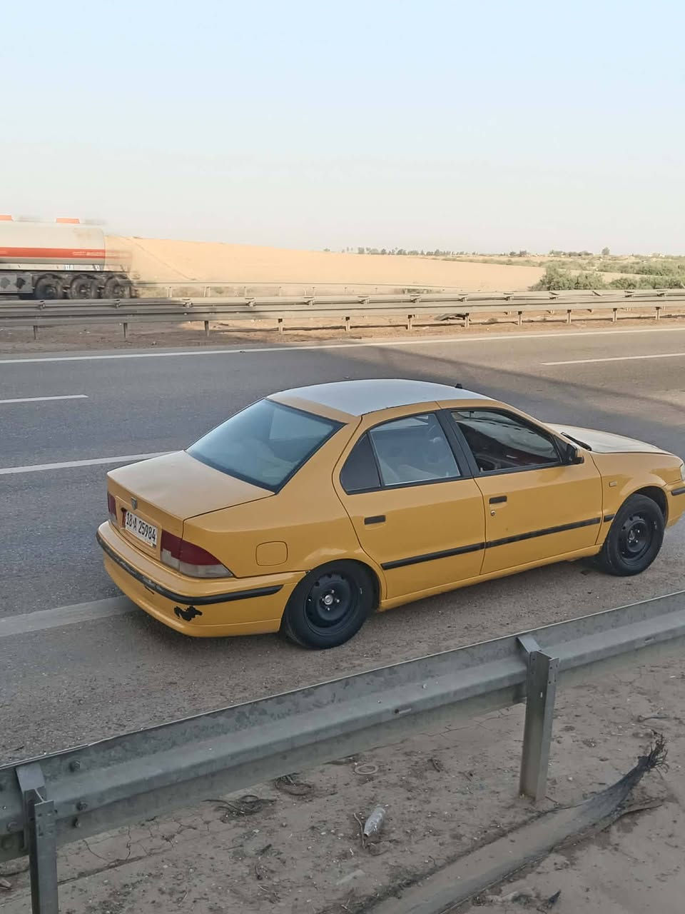 السلام عليكم سمند للبيع موديل 11جاهزه ماعايزه اي شي مكينه وكير فرنسي سياره مكفوله من ضربه فقط تعمير خياس سياره مصفره هيه وغرامات باسمنه الرقم الجديد بابل   السعر 32وبيه مجال.شراي غابر وتعال وبيك خير ودلل *********** العنوان الديوانية -سومر
