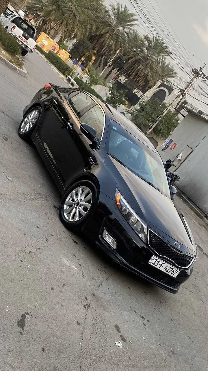اوبتما 2014 vip وارد امريكي كلين تايتل بدون حادث وبدون قطرة صبغ مكينة 2400gdi
بانوراما 
بصمة  + دخول ذكي + ترحيب 
سستم سماعات infinity 
شاشة + تبريد قطعتين امامي خلفي + منفصل 
كشنات جلد بحالة الوكالة تبريد + تدفئة وكشنات خلفية تدفئة  + كهرباء بالكامل 
لد داخل الابواب بلادي + تحكم ستيرن بالكامل وتدفئة ستيرن + جلد بالكامل 
مرايات كهرباء + قلاب 
بك لايت لد 
لايتات امامية لد + عليها عدسات زرع led بالكامل 
السيارة جاهزة من كل شي ماناقصها برغي تخم تاير تبريد صدر محرك كير كلة جديد 
ماشية 90 الف مكاني بغداد 
السعر 130 بيها مجال بسيط
***********
