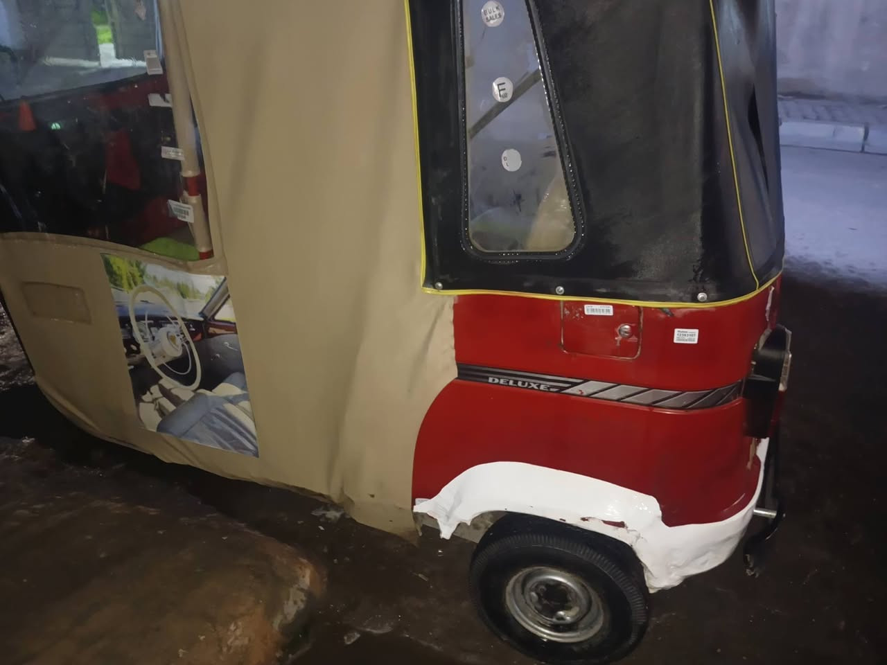 تكتك 2017 شهر 11 تخم ودبلات جدد كلجات جدد دوشمه جديدة كهربايتها كلها شغاله تكتك بلاديه ومحركها خير من الله نكره صوتها كلش ناعم لا تنقيص ولا تبخير كشهرها كلش حلو بلادي ما بي لاضربه ولا صبغ السعر: 2800 وبيها مجال العنوان: بغداد الكماليه شارع الاصفر الرقم:  ***********
