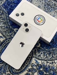 ايفون 13  الذاكرة 128  بطارية 91  لون ابيض  الجهاز وتر مكفول  ماســـتر...