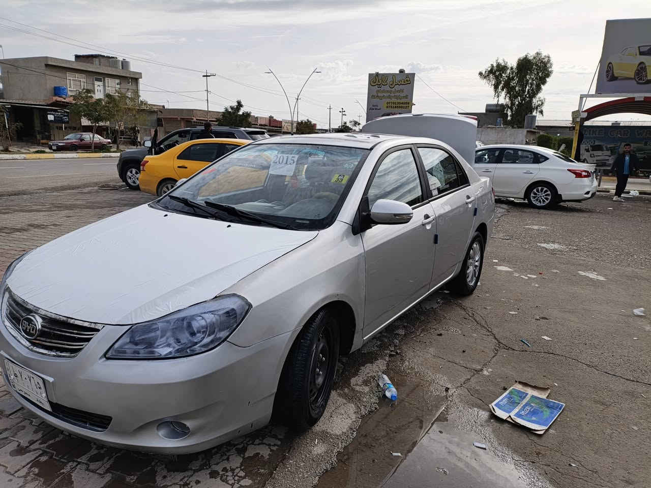 عندي سيارة لل بيع byd مودل2015
سنويا مشروع وطنية بسمي دفتر بانزين موجود سيارة نضام غاز دفتر غاز موجود بدون ضرر بدون صبح محرك شرط أربع طائرات جديد بصمة سلايت absباور كلة بشرط سيارة فول فول شراي خابر *********** سعر السياره 48 بها مجال الطيبين
