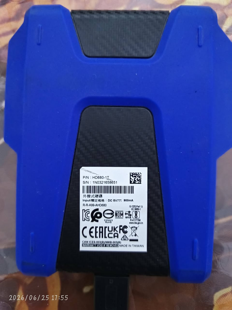 هارد 1 تيرا hdd من شركة اداتا 
نضافة عالية 

استخدام قليل لكم لعبة اخزنها بالاكس بوكس 

السعر 60 الف 
مكاني بغداد الكاظمية


**إذا كنت صاحب هذا الإعلان وتريد حذفه لأي سبب، رجاءا أرسل رسالة إلى الدعم الفني**