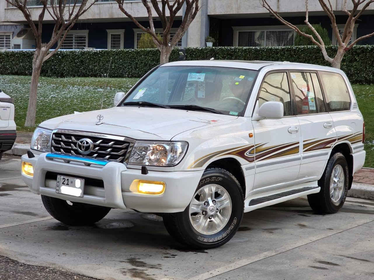 تۆیۆتا لاندکروز مۆنیکا 2006 GXR فول مواسەفات 
ناوزەرد فۆڕمیکا شاشەوکامێراوحاسەی پێشودواوە
بەخی ئاو ئۆتۆماتیک دەبڵ ئەکسل 
سڵاید ABS دیف لوک سێ ڕیزکوشن 
تەبریدمەرکەزی سەلاجە سەنەوی تازەیە
بەناوی خۆمەوەیە 
( بێ بۆیاخە دووپەڵە ی بچوک پەمپی هەیە )
هیچ مەسرەفێکی تێدا نییە 

سعر: لە کۆمێنت داوای بکە ڕاستەوخۆ بۆت دێت 📥 

 گێڕومەکینەوتەحول وخەرامەبەشەرت 
لەسلێمانیم گەڕەکی ڕاپەڕین..

ژمارەی خاوەنەکەی 
***********
***********
