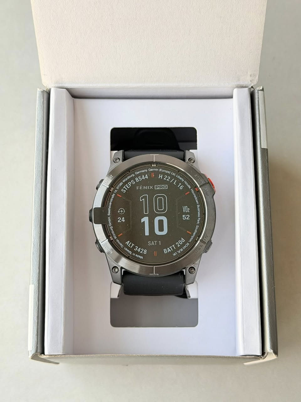 السلام عليكم وجبة جديدة لساعة Fenix 7x Pro sapphire solar 51mm ⛔️ضمان لمدة سنتين للحجز خاص او واتساب *********** 

القوة ما تنلبس… القوة تنعاش ⌚⚡
Garmin Fenix 7X Pro Sapphire Solar 51mm
ساعة للناس اللي تتحدى الحدود، مو للكل
⛔️ضمان لمدة سنتين 

🔋 شحن شمسي يطوّل عمر البطارية لأيام طويلة
💎 زجاج Sapphire مقاوم للخدش أقصى تحمّل
📍 GPS متعدد المسارات لدقة عالية بكل مكان
🏃‍♂️ قياس نبض – أكسجين الدم – طاقة الجسم
🗺️ خرائط عالمية + ملاحة احترافية
💡 كشاف LED مدمج للظروف الصعبة
💪 تصميم عسكري رياضي يتحمّل أقسى الاستخدام

إذا تريد ساعة تعيش وياك كل مغامرة…
Fenix 7X Pro هي الاختيار الصح 🔥
#fenix7xpro #fenix7 #garmin #garminfenix7 #ساعة_كارمن #garminsolar #watchgps #ساعة_عسكرية #ساعة_رياضية #فتنس #garmin_watch #ساعات_كارمن_في_العراق #هيثم_كارمن
