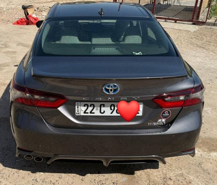 كامري 2023 se   هايبرد ضرر قطعه واحده چاملغ يسرة بدون دواخل بدون ايرباك المواصفات 
كامره خلفيه
مستشعر وقوف 
بصمه
مثبت سرعه
نظام المفتاح الذكي 
تشغيل عن بعد
كرسي السايق كهرباء
شاشة ابل كار بلي
تحذير مغادرة المسار
تحذير من الاصدام الامامي
مثبت سرعه
شفتات كير بالستيرن
ماشية 94 الف كيلو قابل للزيادة 
السعر الاتصال على الرقم ***********
