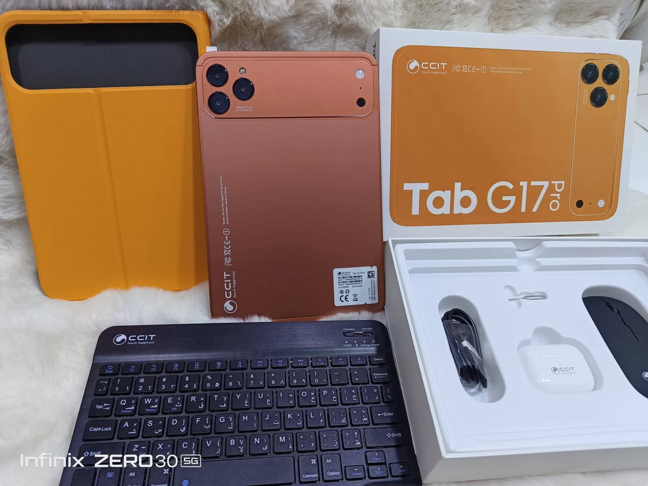 تابلت 17برو جديد بالكرتون اصلي صناعه cclt ذاكره واحد تيرا بايت عشوائي 16يدعم سيمكارت شحن تايبسي حجم الشاشه 10انج مع كامل ملحقاته السعر 170الف ع اول تم


**إذا كنت صاحب هذا الإعلان وتريد حذفه لأي سبب، رجاءا أرسل رسالة إلى الدعم الفني**