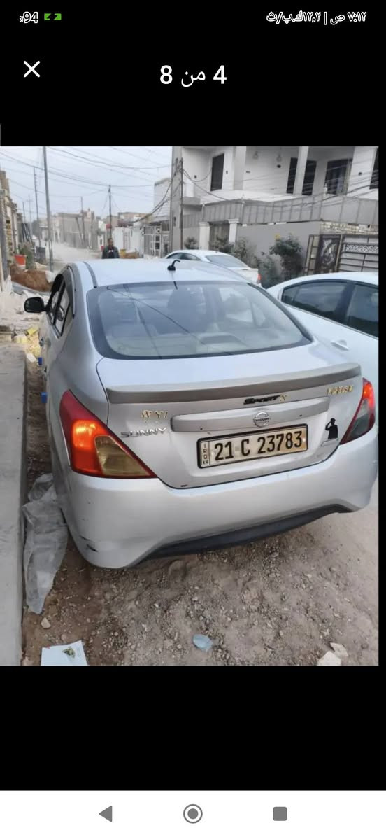 نيسان صني موديل 15 رقم شمالي باسمي محرك وتبريد مكفول وحدادية تايرات جدد كهربائيات جيدة  النجف حي ميسان الموبايل *********** النجف, العراق
