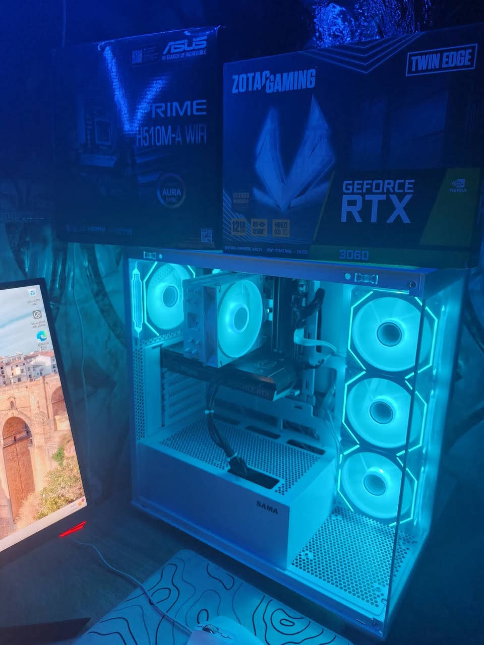 🔥 PC Gaming للبيع 🔥

✅ المعالج: Intel Core i5-10400F (جيل عاشر)
✅ كرت الشاشة: RTX 3060 12GB GDDR6
✅ الرام: 16GB DDR4 3200MHz
✅ التخزين: NVMe SSD 1TB
✅ هارد إضافي: HDD 2TB

📦 كراتين القطع موجودة.
💰 السعر: 975,000 دينار عراقي (قابل للتفاوض).
📍 الموقع: بغداد – مدينة الصدر.
📞 رقم الهاتف: ***********
