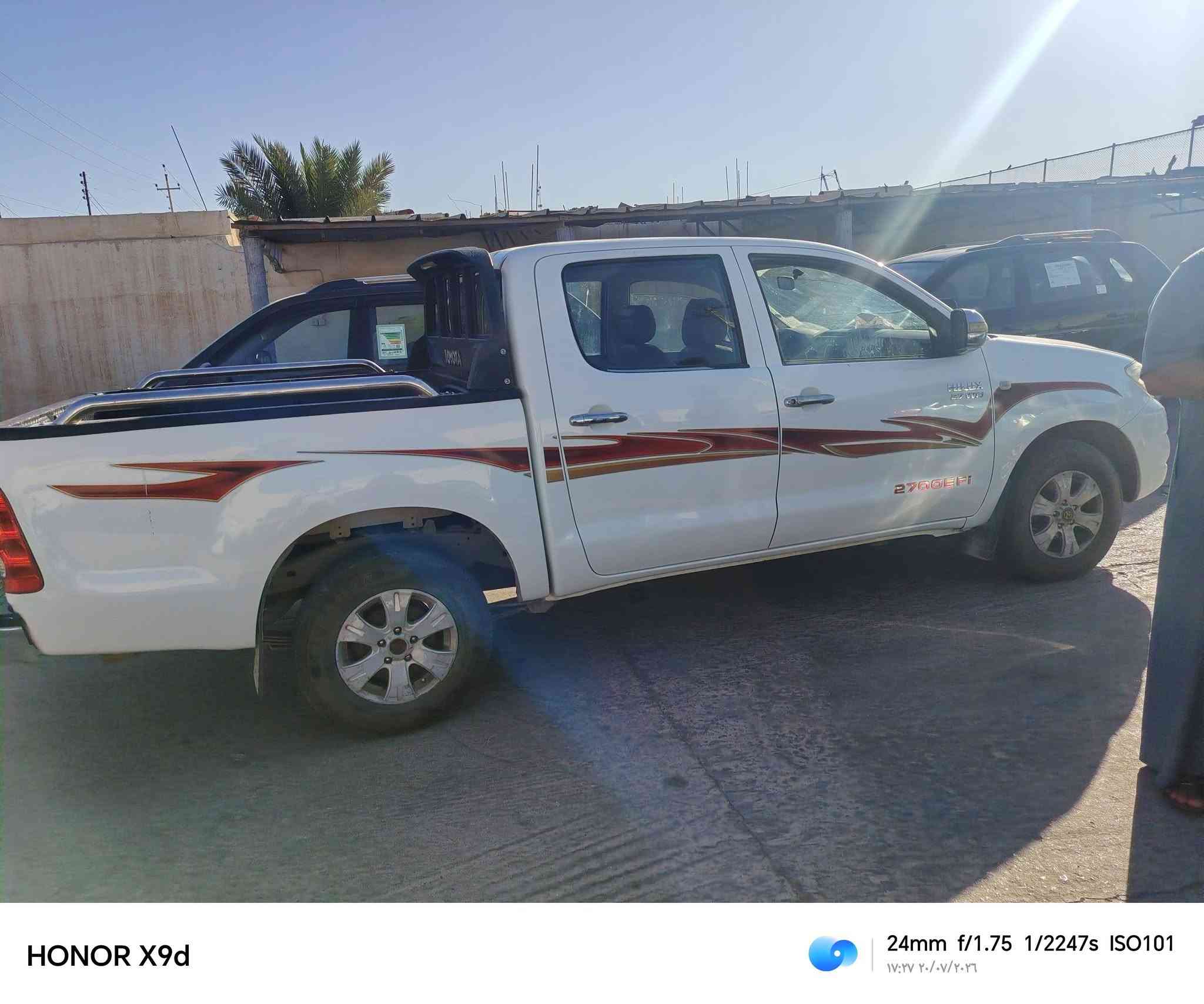 السلام عليكم للبيع تويوتا بيك آب دبل قمارة وارد عراقي موديل ٢٠١٠ كير عادي مكفولة الصبغ محرك مجفت جيد جداً شرط التحويل للاستفسار ***********
***********
