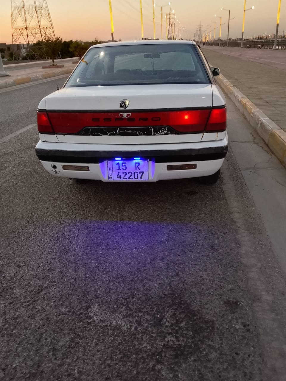 السلام عليكم اخوان عندي دايو أسبرو موديل 1995 محرك مفتوح 1600 سياره جاهزه كهربائيات شغاله تخم تاير حداديه رقم انبار السعر 25 مكاني الفلوجه الصقلاوية الي يحب يتواصل هاذا رقمي ***********
