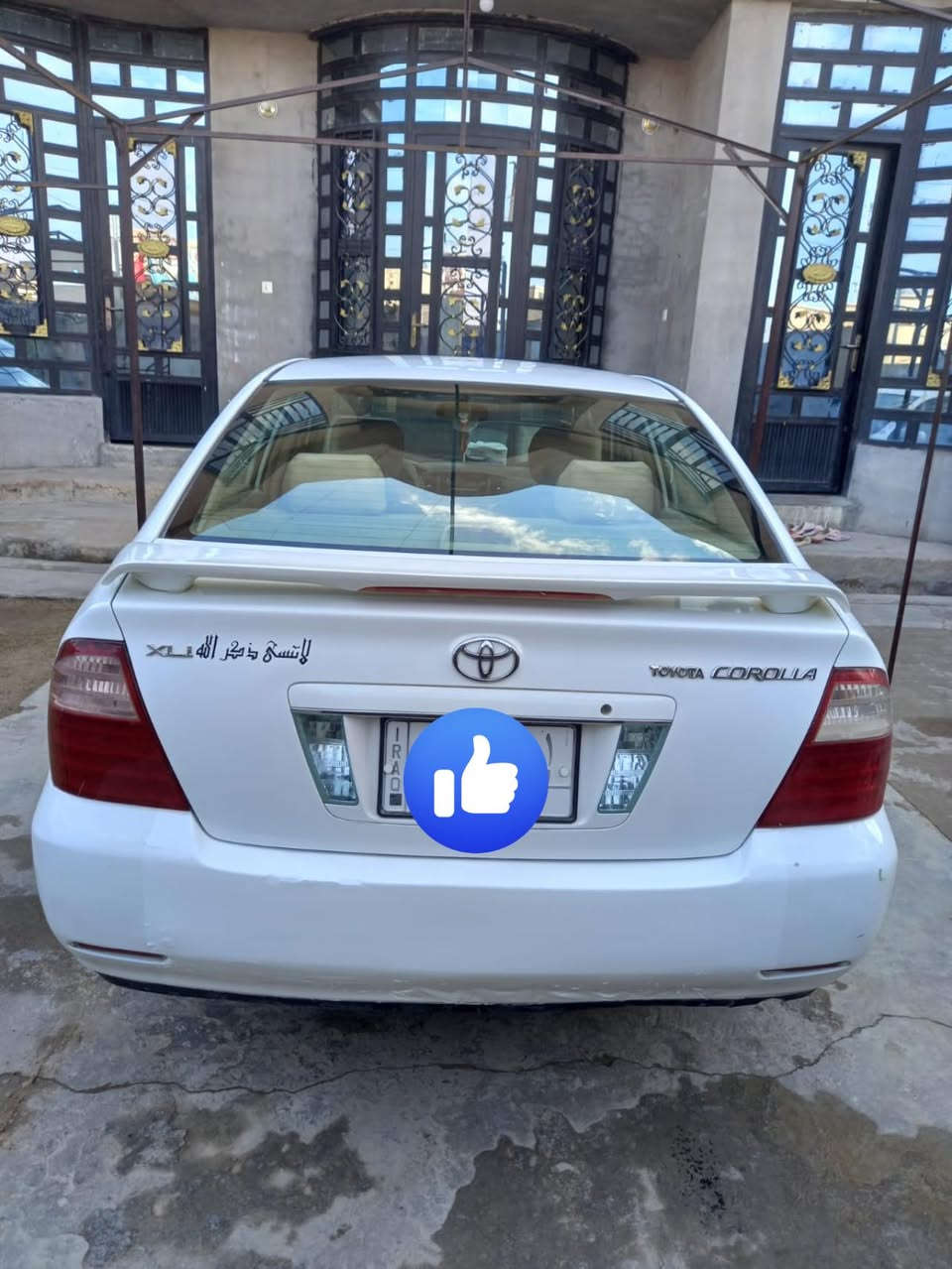 السلام عليكم للبيع                                                             كورلا بيكاتشو٢٠٠٦ رقم بغداد الماني شرط التحويل سنويه جديده
محرك ١٦٠٠ شرط 
السياره خليجي 
كير شرط 
سياره بيها صبغ بين البابين بدون ايي دواخل شرط 
صدر شرط 
كهربائيات كلها شركه
اربع جام كهرباء 
لايت عالي زينون 
السياره جديده ماعايزه ربع 
السعر ٩٥ وبيها مجال 
مكانها بيجي 
اللاستفسار 
***********
***********
