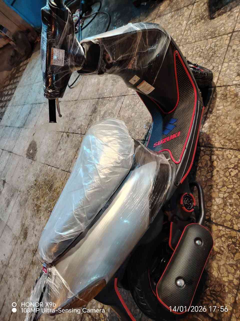 #دراجه_للبيع
ساسوكي رياضي 

طالعه من الوكيل قبل شهرين 

نضافه فول 

السعر 500 قفل لا تعبك ولا اتعبني 

***********
